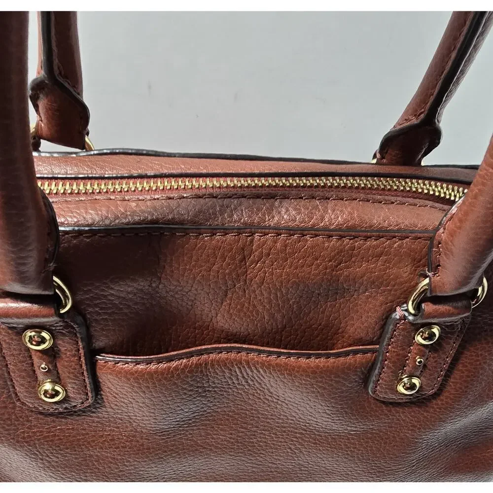 Michael Kors Satchel Doctor Style bag Purse Medium Brown